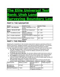 2026/2027 Utah Land Surveying Boundary Law Test Bank (60 PLS Exam Q&A)
