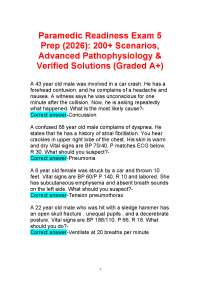 Paramedic Readiness Exam 5 Prep (2026): 200+ Scenarios, Advanced Pathophysiology