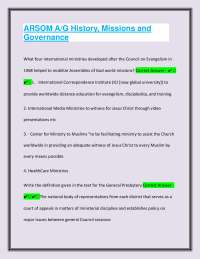 ARSOM A/G History, Missions and Governance | Frequently Asked Questions & Detailed Answers