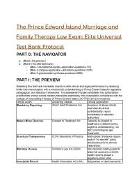 2026/2027 PEI Marriage & Family Therapy Law Exam Test Bank (60 Q&A)