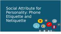 Mastering Phone Etiquette and Social Media Interactions for Professional Communication