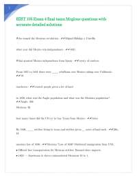HIST 105 Exam 4 final tamu Mcglone questions with accurate detailed solutions