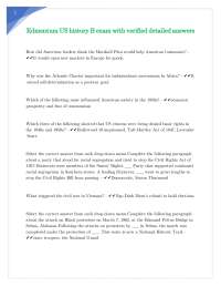 Edmentum US history B exam with verified detailed answers