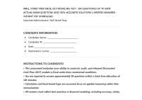 WALL STREET PREP EXCEL DCF MODELING TEST - (90 QUESTIONS) UP-TO-DATE ACTUAL EXAM QUESTIONS