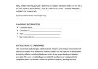 WALL STREET PREP INVESTMENT BANKING DCF EXAM - (90 QUESTIONS) UP-TO-DATE ACTUAL EXAM QUEST