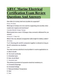ABYC Marine Electrical Certification Exam Review Questions And Answers