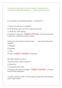 CSIA EXAM | QUESTIONS AND ANSWERS | VERIFIED AND ACURRATE ANSWERS GRADED A+ | LATEST EXAM