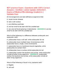 NDT practice Exam | Questions with 100% Correct Answers | Verified | Latest Update 2026/20
