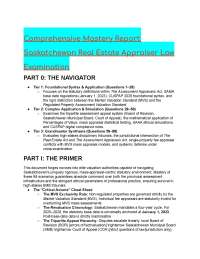 2026/2027 Saskatchewan Appraiser Law Exam: 88 CUSPAP & SAMA Test Bank Qs