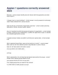 Appian 1 Questions With Answered 2025\2026