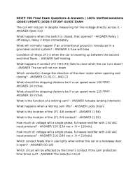 NEIEP 700 Final Exam Questions & Answers | 100% Verified solutions (2026) UPDATE |2026!!