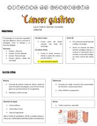 SUMMARY GASTRIC CANCER, DIAGNOSTIS AND TREATMENT