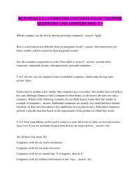 BCIS MODULE 1 COMPUTER CONCEPTS EXAM