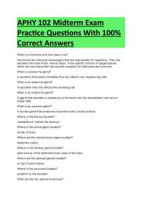 APHY 102 Midterm Exam Practice Questions With 100% Correct Answers
