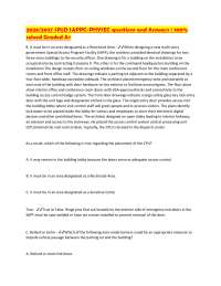 2026/2027 SPēD SAPPC-PHYSEC questions and Answers | 100% solved Graded A+