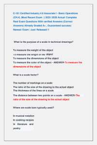 C-101 Certified Industry 4.0 Associate I - Basic Operations (CH.4) ,Most Recent Exam || 2