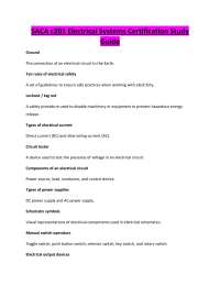 SACA c201 Electrical Systems Certification Study Guide