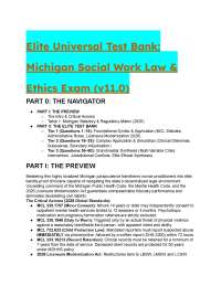 2026/2027 Michigan Social Work Law & Ethics: S-Tier Test Bank (60 Qs)