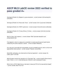 ASCP MLS LABCE Review 2026 Upgraded To Pass Graded A+