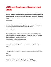VFIS Exam Questions and Answers| Latest Update 2026/2027
