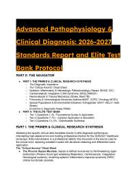 S-Tier Advanced Pathophysiology Test Bank (2026/2027)