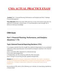 CMA ACTUAL PRACTICE EXAM