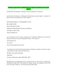 Enrolled Agent Exam 3 2024/2025 With Complete Questions And Correct Answer
