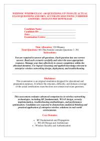 WEBWOC WND580 EXAM - (60 QUESTIONS) UP-TO-DATE ACTUAL EXAM QUESTIONS AND 100% ACCURATE SO