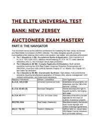 2026/2027 Elite Test Bank: New Jersey Auctioneer & Real Estate Exam Mastery (88 Qs)