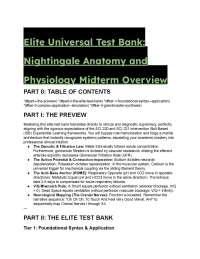 2026/2027 Elite Anatomy & Physiology Midterm Test Bank (60 Q&A + Rationale)