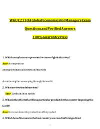 WGU C211 OA Exam Q&A (2026/2027) | Economics | WGU (PDF)