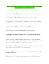 Praxis II Elementary Education Exam 2024/2025 With Complete Questions And Correct Answer