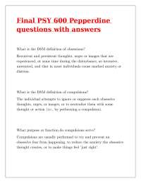 Final PSY 600 Pepperdine questions with answers
