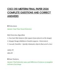 CSCI 310 MIDTERM FINAL PAPER 2026 COMPLETE QUESTIONS AND CORRECT ANSWERS