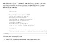 GCU 322 QUIZ 11 EXAM – QUESTIONS AND ANSWERS | VERIFIED AND WELL DETAILED ANSWERS