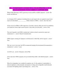 SP2 - SUPERVISOR'S COURSE FINAL EXAM
