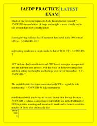 IAEDP PRACTICE LATEST EXAM ,IAEDP PRACTICE LATEST EXAM