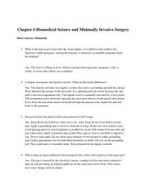 Chapter 6 Biomedical Science and Minimally Invasive Surgery