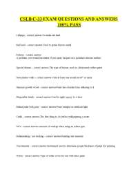 CSLB C-33 EXAM QUESTIONS AND ANSWERS 100% PASS