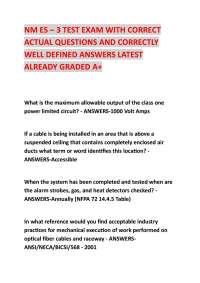 NM ES – 3 TEST EXAM WITH CORRECT ACTUAL QUESTIONS AND CORRECTLY WELL DEFINED ANSWERS