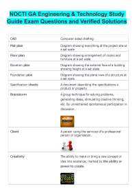 NOCTI GA Engineering & Technology Study Guide Exam Questions and Verified Solutions