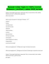 Ryanair Initial Topic 5 Verified Q&A’s 100% Correct Latest 2026/2027