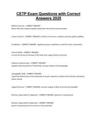 CETP 1.0: Module 4 Questions with Correct Answers 2025
