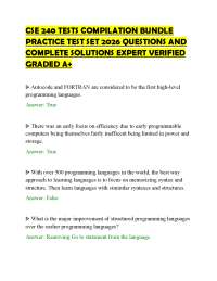 CSE 240 TESTS COMPILATION BUNDLE PRACTICE TEST SET 2026 QUESTIONS AND COMPLETE SOLUTIONS E