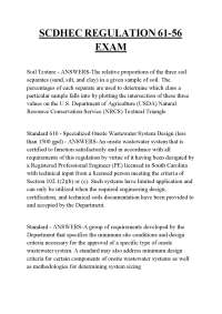 SCDHEC REGULATION 61-56 EXAM,SCDHEC REGULATION 61-56 EXAM