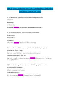BOC HEMATOLOGY ACTUAL EXIT EXAM QUESTIONS AND ANSWERS GRADED A 2026