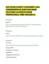 CPO WAKE COUNTY ASSESSMENT 2026 COMPREHENSIVE QUESTION BANK SOLUTIONS ACCURATE GUIDE PROFE