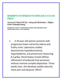 ROBBINS-INSPIRED PATHOLOGY EXAM PREP | Advanced Clinical MCQs, Integrated Rationales & Hig