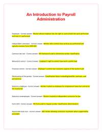 An Introduction to Payroll Administration 2026, 8th Canadian Edition By Alan Dryden