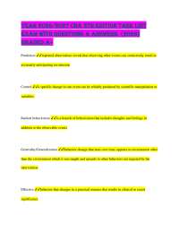 YEAR 2026/2027 CBA 5th edition task list EXAM WITH QUESTIONS & ANSWERS (2026) graded A+